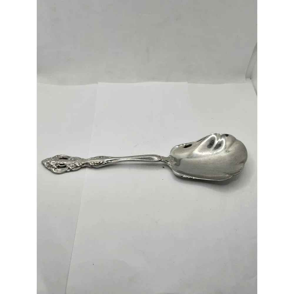 Oneida Michelangelo Shell Casserole Serving Spoon Stainless Flatware